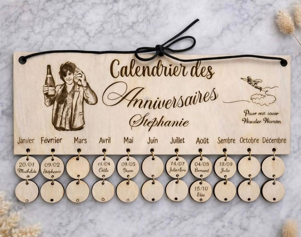 Calendrier des anniversaires