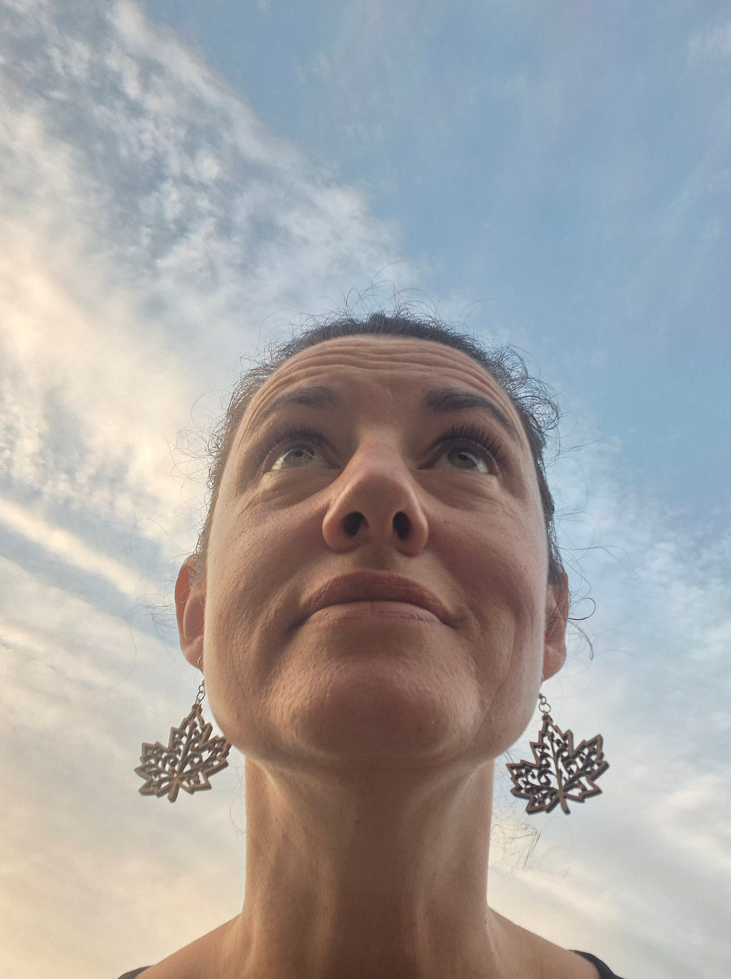Boucles d'oreilles Feuilles d'Érable