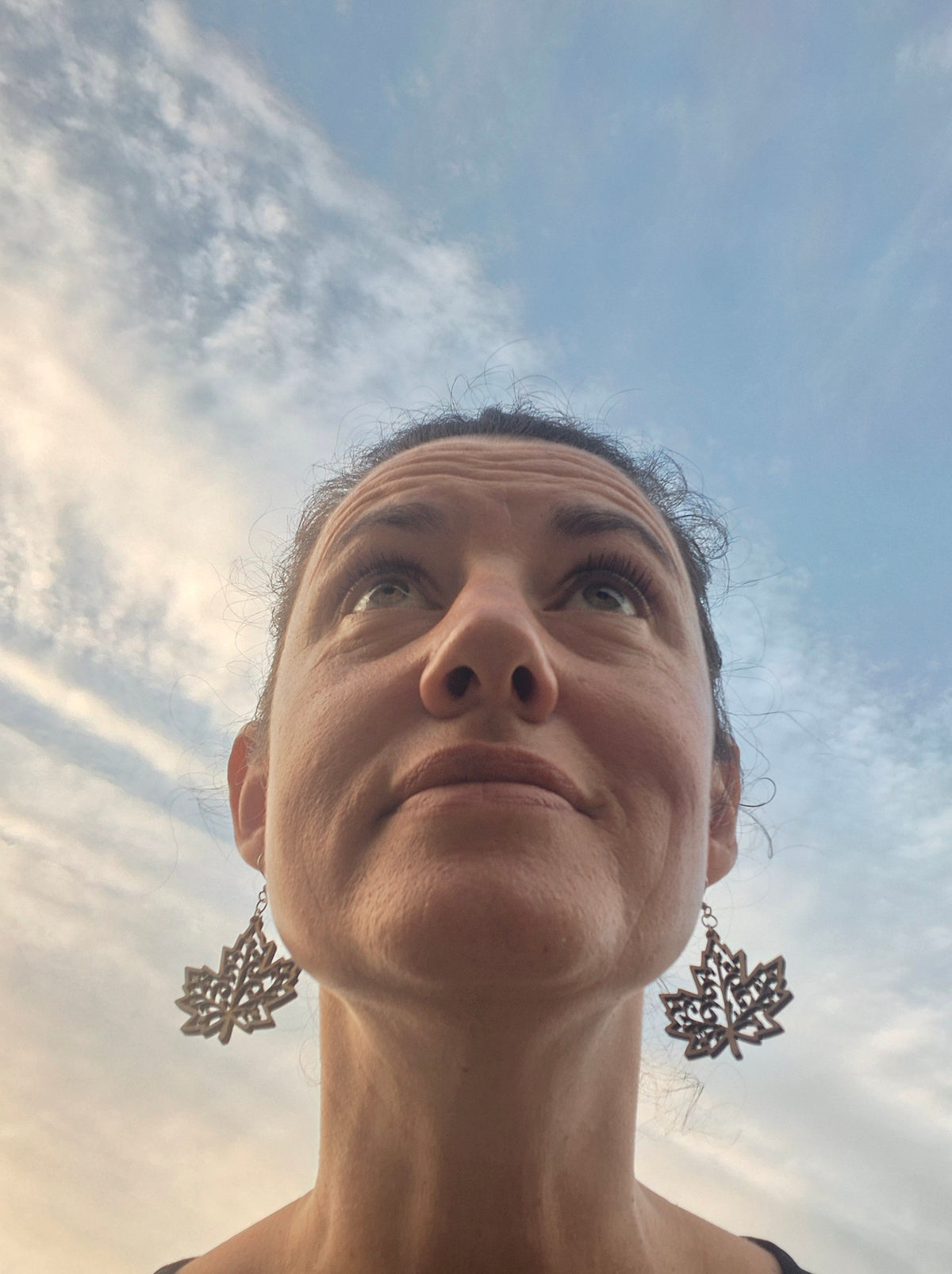 Boucles d'oreilles Feuilles d'Érable