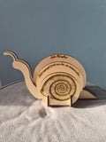 Escargot personnalisable en bois à monter soit même